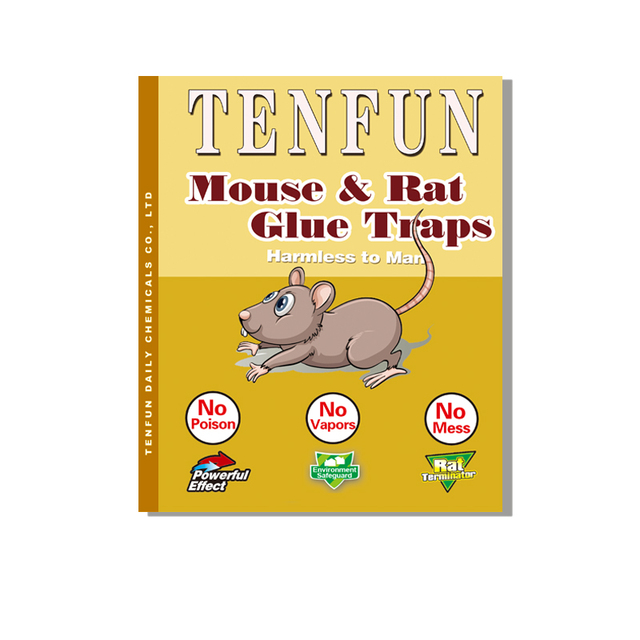 TENFUN Customizable Mouse Glue Trap Board with Strong Adhesive for Effective Rodent Control