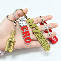Porte-clés personnalisés avec logo, pour voiture, moto, casques, lettres, vente en gros, créez votre propre logo, porte-clés 3D 2D, souvenir, cadeau