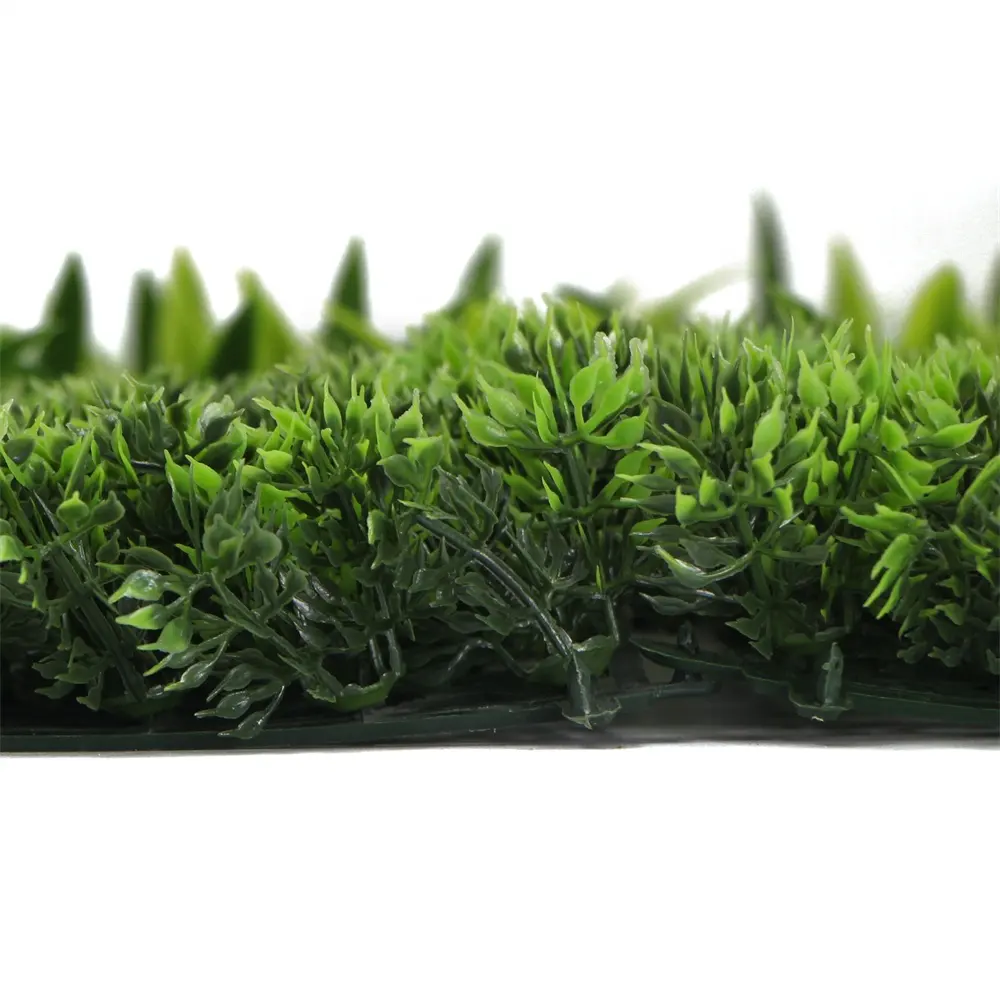 1*1M 3D 녹색 인공 식물 장식 옥외 벽 패널