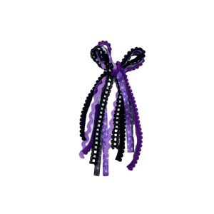 Nuovo arrivo Halloween pizzo <span class=keywords><strong>l</strong></span> lunga coda Funky capelli fiocco nappa fiocco capelli fiocco con clip per le ragazze - Product Image 2