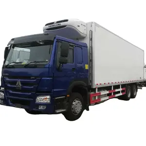 Howo 6 tekerlekler 4X2 küçük soğuk hava tertibatlı kamyon dondurucu kamyon soğutmalı konteyner kamyon