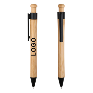 Customized OEM Environmental Retractable Bamboo Ballpoint <b>Pen</b> Wholesalers Personalized Laser Logo Printing <b>Pens</b> Manufacturers - Product Image 5