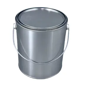 1 Gallon Paint Can Un Certified Tin Packing Tin Can With Triple Tight Lid And Metal Lid