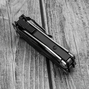 24 1 Tungsten çelik <span class=keywords><strong>Survival</strong></span> dişli EDC aracı Set çok fonksiyonlu cep bıçağı kendinden kilitleme özelliği bıçak dahil şişe açacağı - Product Image 4