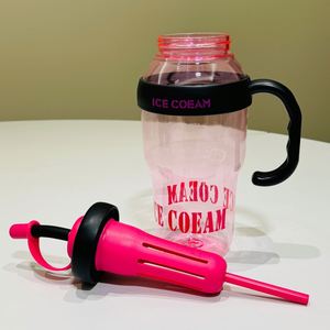 Minimalist Design New Large Capacity <b>Straw</b> Type Ice Water <b>Cup</b> Heat Resistant Portable Plastic <b>Cup</b> - Product Image 3