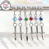 Boucles d'oreilles pendantes Freya pour femmes, en titane G23, longues et tendance, pour mariage, demoiselle d'honneur, avec diamants et cristaux