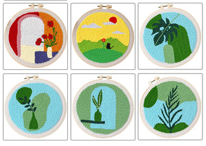 Hecho a mano nuevo Kit <span class=keywords><strong>de</strong></span> ganchillo lana sello ruso bordado pintura al óleo música DIY etiquetado transfronterizo producto con Animal - Product Image 3