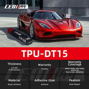 CEO TPU Car PPF 7.5mil طلاء علوي مضاد للأصفر لفافة جسم السيارة فيلم الشفاء الذاتي فيلم حماية ضمان 8 سنوات - Product Image 5