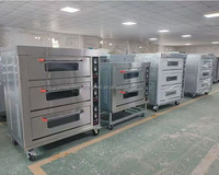 Four à pâtisserie industriel électrique et à gaz, modèle commercial automatique pour restaurants, idéal pour la cuisson du pain, des gâteaux et des pizzas - Offre spéciale