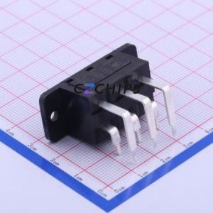 V80213SL08Q Slide Switch Through hole Component (THT) Switch Double Pole Double Throw Screwdriver Slot PC Pin - Product Image 1