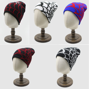 <span class=keywords><strong>Pc</strong></span> S-pider Web Men's Y2K Beanie Hat Moda Cool Windproof Knit Beanie para Street Party Warm Ski Cold Hat para hombres y mujeres - Product Image 1