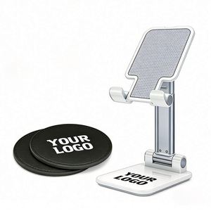 Angle <b>Height</b> <b>Adjustable</b> Foldable Stand With Logo Wholesale Business Gift <b>Desk</b> Cell Phone Holder Custom Promotional Gifts - Product Image 1