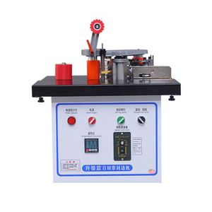 Enchapadora de cantos de sobremesa pequeña para carpintería doméstica, para madera de formas pequeñas, con conjunto de motor y rodamientos - Product Image 6