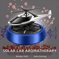 Aromatizante Solar Moderno para Coche, Fragancia Natural Decorativa, Ambientador con Rotación de 360 Grados, Eliminación de Olores Duradera, Plástico