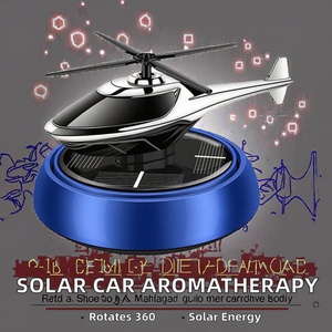 Modern Solar <b>Car</b> Aromatherapy <b>Decorative</b> Freshener Interior <b>Decorative</b> Rotating Aircraft Plastic Fragrance Supplies - Product Image 3
