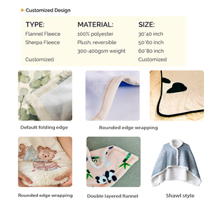 LOW MOQ <strong>Sublimate</strong> <strong>Custom</strong> Your logo <strong>Soft</strong> Warm Flannel Fleece Tapestry Anime <strong>Sublimation</strong> Design Baby Cover <strong>Custom</strong> <strong>Blankets</strong> - Product Image 3