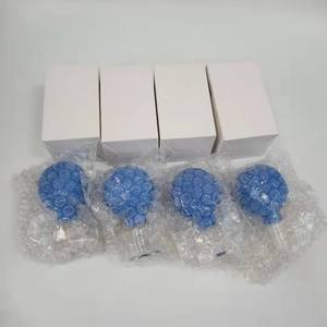 Globe Ventouses de thérapie par aspiration de qualité médicale, très vendues, en caoutchouc avec bulbe d'aspiration et ventouses en verre - Product Image 3