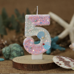 Número vela de feliz cumpleaños niñas lazo rosa brillo Bowknot pastel Topper decoraciones para boda aniversario princesa fiesta temática - Product Image 6