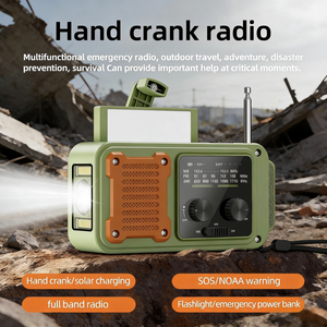 <span class=keywords><strong>Radio</strong></span> d'urgence IBN 2026, <span class=keywords><strong>radio</strong></span> <span class=keywords><strong>portable</strong></span> multifonctionnelle à manivelle pour situations d'urgence en extérieur, toutes bandes - Product Image 3