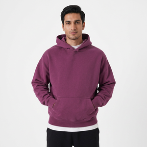 Sweat à capuche unisexe en coton 100% de haute qualité, vente en gros, avec cordon de serrage, impression personnalisée, logo brodé, respirant, séchage rapide - Product Image 1
