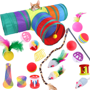All'ingrosso forniture per animali domestici Multi combinazione giocattoli interattivi accessori per gatti giocattoli per animali domestici - Product Image 1