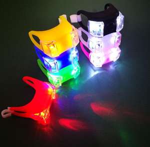 <span class=keywords><strong>Luci</strong></span> per Bicicletta Promozionali di Fabbrica, Accessorio in Silicone LED, Illuminazione Brillante per <span class=keywords><strong>Bici</strong></span> - Product Image 2