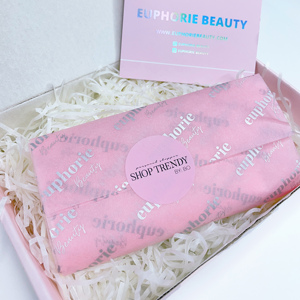 Customized Logo Printed 17gsm Pink Wrapping Tissue <b>Paper</b> Gift Packaging <b>Paper</b> Decoration <b>Packing</b> <b>Paper</b> - Product Image 4