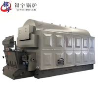 1ton 2ton 3ton 4ton 5ton 6ton 7ton 8ton 10ton 15ton 20ton Boiler Industri Otomatis Tekanan Rendah Horizontal untuk Batubara, Biomassa, dan Kayu