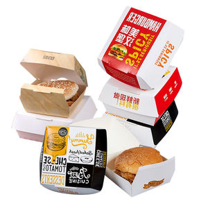 Best Selling Custom Food Grade Takeout Sandwich Bread Hamburger Cake Cookie Chocolate Baked Food Container Paper Packing <b>Boxes</b> - Product Image 6