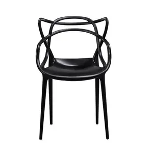 工厂来样定做批发低价户外餐厅咖啡椅PP塑料躺椅可堆叠塑料椅