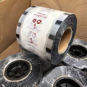 אישית <span class=keywords><strong>pp</strong></span> פלסטיק קפה חלב תה פירות מיץ משקאות כוס איטום אריזת סרט 90mm 95mm - Product Image 3