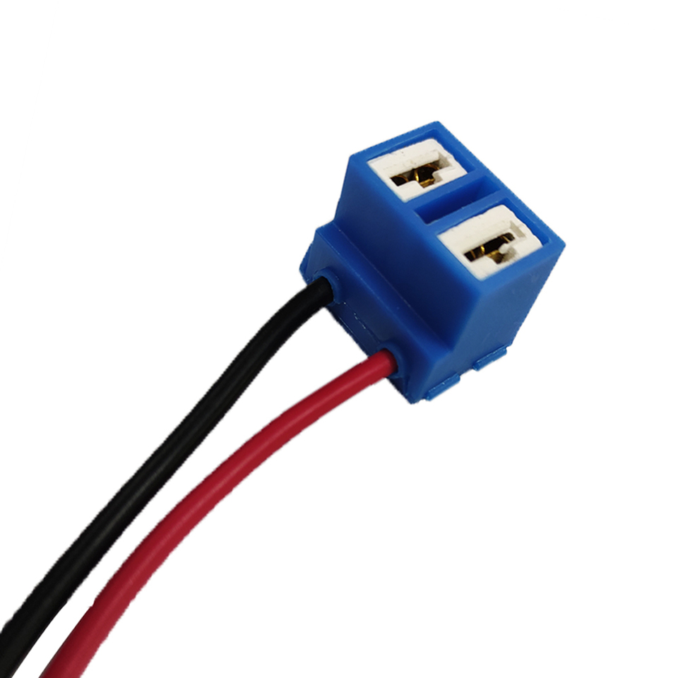 2Pin Automotive H7 Ceramic Headlight Bulb Connector Socket Plug Connector Adapter Wiring Harness Autos