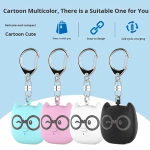 Nuevo Llavero de Seguridad con Forma de Búho, Mini Alarma Personal Recargable por USB, Anti-lobo, para Mujeres - Product Image 5