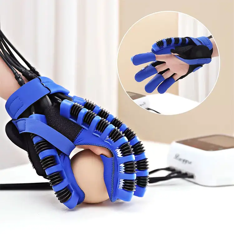2024 Newest Design Professional Recovery Finger Equipment Left Stroke Device Robotic Hand Rehabilitation Robot Gloves