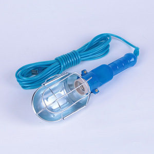 ไฟส่องงานแบบพกพา ฝาครอบเหล็กสีฟ้าใส พร้อมสายไฟ 220V หลอดฮาโลเจน สำหรับใช้กับเครื่องมือกล - Product Image 2