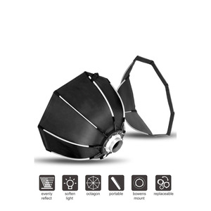 Triopo Softbox Portátil <span class=keywords><strong>de</strong></span> 90 cm con Montura Bowens y Rejilla <span class=keywords><strong>de</strong></span> Nido <span class=keywords><strong>de</strong></span> Abeja K90, Softbox Octogonal Tipo Paraguas para Exteriores - Product Image 2
