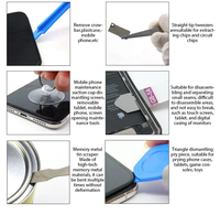 Kit de réparation de téléphone portable 42 en 1, ensemble de démontage et de réparation pour iPhone, tournevis combinés, kit de démontage multifonction