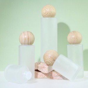 Tinh dầu Dispenser chai Frosted <span class=keywords><strong>20ml</strong></span> 30ml 50ml 80ml 100ml Mực hương liệu xi lanh chai bóng gỗ nắp chai thủy tinh - Product Image 3