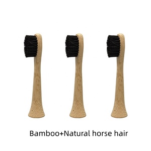 <span class=keywords><strong>Brosse</strong></span> à dents électrique en <span class=keywords><strong>bambou</strong></span> <span class=keywords><strong>rechargeable</strong></span> et écologique, IPX7, ultrasonique, avec têtes recyclables en poils de sanglier et de cheval - Product Image 5
