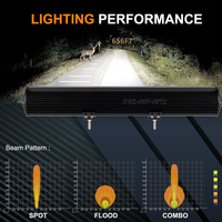Barras de Luz LED de 12v 24v 22 32 42 52 Pulgadas, 2 Filas, 180w 240w 360w, para Conducción Todoterreno 4x4, Barra de Luz LED Curva de 50 Pulgadas 12d para Camioneta y Automóvil