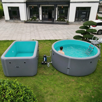 Piscine hors sol gonflable ultra-rigide de haute qualité, grande piscine à structure Drop Stitch pour jardin extérieur, style Igopool
