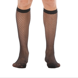 Men <b>Fishnet</b> Socks Nylon Mid-Calf Anti-Snagging Summer Casual Style Quick-Drying - Product Image 5