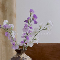 Hot Selling Home Decoratieve Kunstmatige Zijde Erwtenbloemen Hoge Simulatie Bloemenontwerp Voor Kerst Thanksgiving Voor Hotel Decor