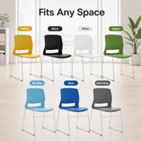 Chaises de bureau modernes en plastique blanc empilables de haute qualité avec accoudoirs réglables et appui-tête intégré, prix d'usine, pour la maison et le bureau (vente en gros)