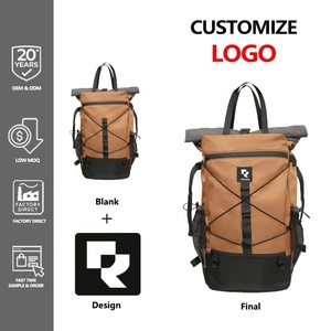 Ngoài trời Đi Bộ Đường Dài leo núi Túi du lịch không thấm nước xuyên biên giới thường Ba lô tùy chỉnh vải thô Túi sac de Túi thể thao - Product Image 2