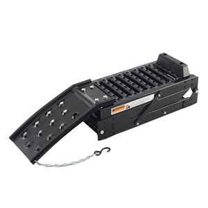 Nhiệm vụ nặng nề Máy cắt cỏ tri-gấp xe di động ATV Xe tải <span class=keywords><strong>Trailer</strong></span> thép container di động tải xe đoạn đường nối - Product Image 1