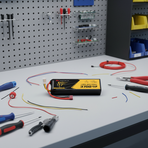 TMK Long Cycle Life 500 Cycles Battery 2S1P 3700mAh 100C 7<strong>.</strong>4V Semi-solid State for FPV Racing Drone and Quadcopter - Product Image 1