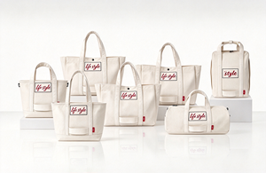 Nouveau Sac Fourre-Tout Réutilisable Tendance 2024 en Toile Épaisse de 12 oz avec Logo Personnalisé Imprimé et Motif Lettres, Petite Taille, Poignées Robustes - Product Image 6