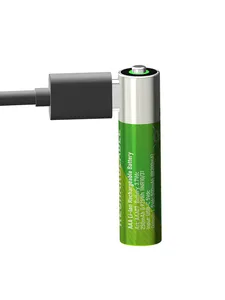 Hot bán 1.5V AAA pin lithium 900mwh Li-ion USB có thể sạc lại pin để sử dụng nhà