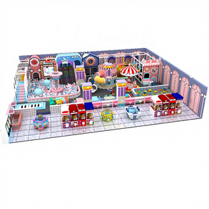 Parco Giochi per Bambini Interno/Esterno con Giostra, Scivolo Rotante, Trampolino e Zone di Gioco Interattive per Tutte le Età - Centro Divertimenti per Famiglie - Product Image 6
